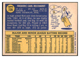 1970 Topps Baseball #720 Rick Reichardt Angels EX-MT 499459