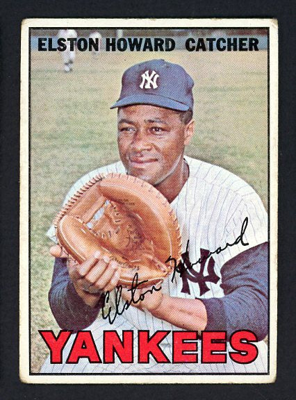 1967 Topps Baseball #025 Elston Howard Yankees GD-VG 499463