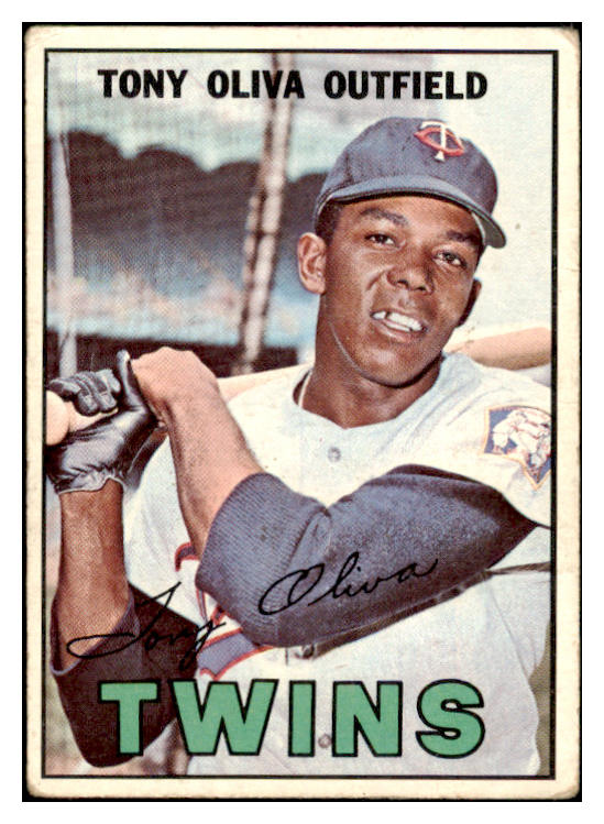 1967 Topps Baseball #050 Tony Oliva Twins VG 499465