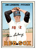 1967 Topps Baseball #371 Jim Lonborg Red Sox EX 499468