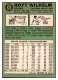 1967 Topps Baseball #422 Hoyt Wilhelm White Sox VG-EX 499471