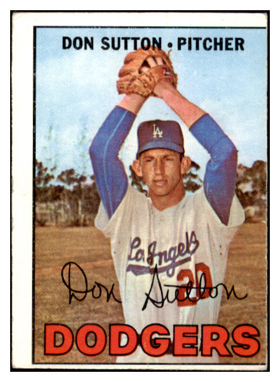 1967 Topps Baseball #445 Don Sutton Dodgers GD-VG 499472