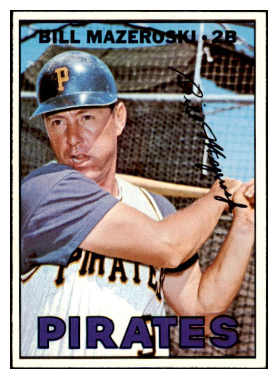 1967 Topps Baseball #510 Bill Mazeroski Pirates EX-MT 499473