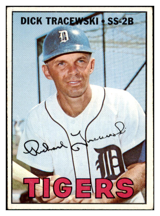 1967 Topps Baseball #559 Dick Tracewski Tigers EX-MT 499539