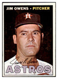 1967 Topps Baseball #582 Jim Owens Astros EX-MT 499588