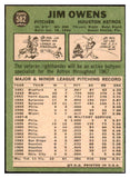 1967 Topps Baseball #582 Jim Owens Astros EX-MT 499588