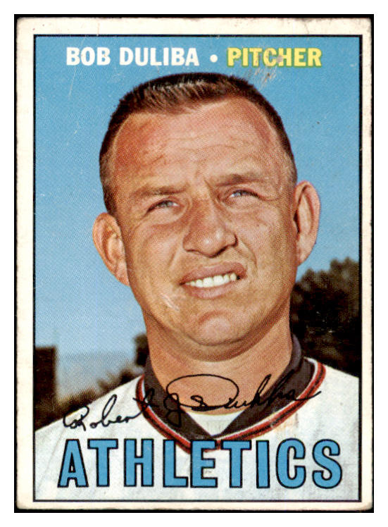 1967 Topps Baseball #599 Bob Duliba A's VG-EX 499636