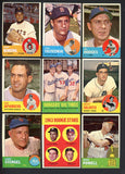 1963 Topps Set Lot 177 Diff VG-EX/EX Koufax Yastrzemski 499662