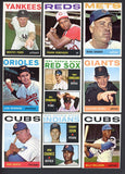 1964 Topps Set Lot 180 Diff VG-EX/EX Robinson Snider Ford 499665