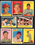 1958 Topps Set Lot 230 Diff VG-EX/EX Musial Williams Kaline 499676