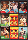 1963 Topps Set Lot 116 Diff Bargain Grade Brock Gibson Banks 499682