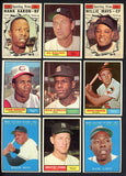 1961 Topps Baseball Near Set EX+/EX-MT Mantle Mays 499698