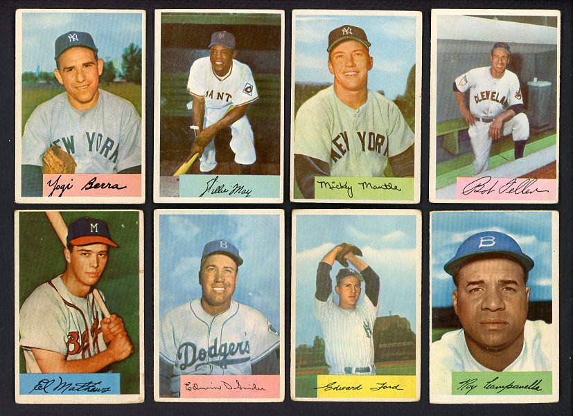 1954 Bowman Baseball Complete Set VG-EX/EX Mantle Mays 499714