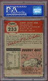 1953 Topps Baseball #233 Al Aber Indians PSA 6 EX-MT 499767