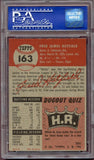 1953 Topps Baseball #163 Fred Hatfield Tigers PSA 7 NM oc 499773