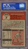 1953 Topps Baseball #007 Bob Borkowski Reds PSA 7 NM 499806