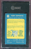 1969 O Pee Chee Hockey #138 Tony Esposito Black Hawks SGC 5 EX 499823