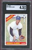 1966 Topps Baseball #547 Horace Clarke Yankees SGC 4.5 VG-EX+ 499843