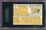 1963 Topps Baseball #424 Charley Smith White Sox SGC 8 NM/MT 499880