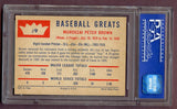 1960 Fleer Baseball #009 Mordecai Brown Cubs PSA 7 NM st 499901