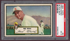 1952 Topps Baseball #008 Fred Marsh Browns PSA 5 EX Black 499970