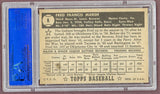 1952 Topps Baseball #008 Fred Marsh Browns PSA 5 EX Black 499970