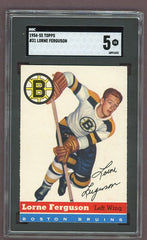 1954 Topps Hockey #031 Lorne Ferguson Bruins SGC 5 EX 499990