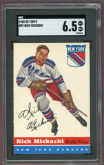 1954 Topps Hockey #029 Nick Mickoski Rangers SGC 6.5 EX-MT+ 499991
