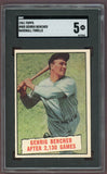 1961 Topps Baseball #405 Lou Gehrig Yankees SGC 5 EX 500007