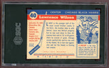 1954 Topps Hockey #040 Larry Wilson Black Hawks SGC 5 EX 500010