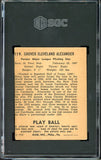 1940 Play Ball #119 Grover Alexander Phillies SGC 2.5 GD+ 500024