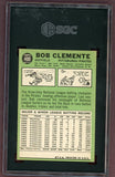 1967 Topps Baseball #400 Roberto Clemente Pirates SGC 6.5 EX-MT+ 500044