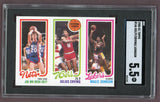 1980 Topps #162/174/139 Magic Johnson Lakers SGC 5.5 EX+ 500069