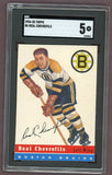 1954 Topps Hockey #006 Real Chevrefils Bruins SGC 5 EX 500073