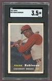 1957 Topps Baseball #035 Frank Robinson Reds SGC 3.5 VG+ 500077