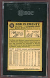 1967 Topps Baseball #400 Roberto Clemente Pirates SGC 5 EX 500086