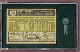 1961 Topps Baseball #344 Sandy Koufax Dodgers SGC 5.5 EX+ 500089