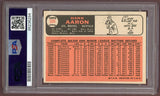 1966 Topps Baseball #500 Hank Aaron Braves PSA 4 VG-EX 500101