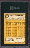 1968 Topps Baseball #050 Willie Mays Giants SGC 5 EX 500199