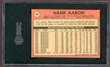 1969 Topps Baseball #100 Hank Aaron Braves SGC 4 VG-EX 500203