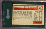 1954 Bowman Baseball # 15 Richie Ashburn Phillies SGC 6 EX-MT 500236