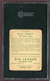 1933 Goudey #020 Bill Terry Giants SGC 2 GD 500250