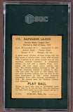 1940 Play Ball #173 Nap Lajoie Indians SGC 3 VG 500259