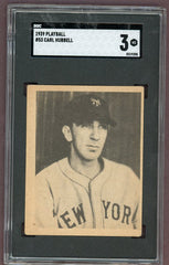 1939 Play Ball #053 Carl Hubbell Giants SGC 3 VG 500278