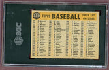 1960 Topps Baseball #332 New York Yankees Team SGC 4 VG-EX 500299