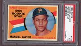 1960 Topps Baseball #133 Manuel Javier Pirates PSA 5 EX 500305