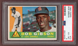 1960 Topps Baseball #073 Bob Gibson Cardinals PSA 6 EX-MT 500324