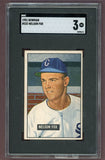 1951 Bowman Baseball #232 Nellie Fox White Sox SGC 3 VG 500355