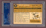 1960 Topps Baseball #022 Rocky Bridges Tigers PSA 8 NM/MT 500360