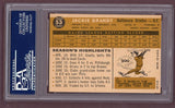 1960 Topps Baseball #053 Jackie Brandt Orioles PSA 7 NM 500369